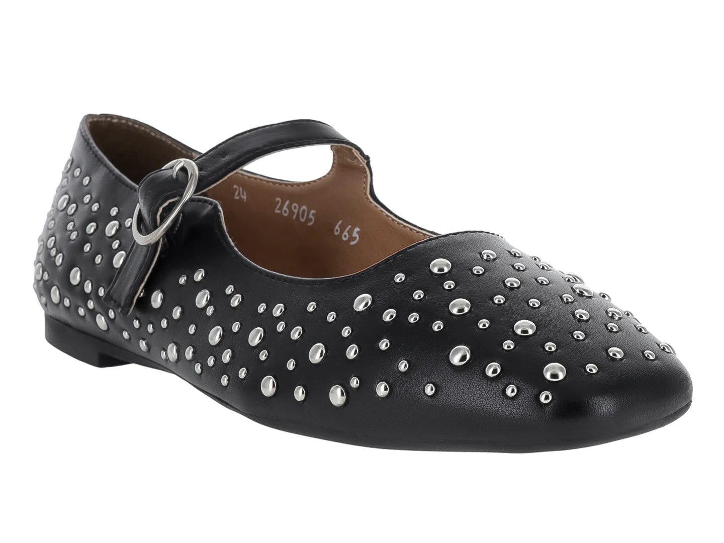 Zapatos Planos Salamandra Negro para Mujer