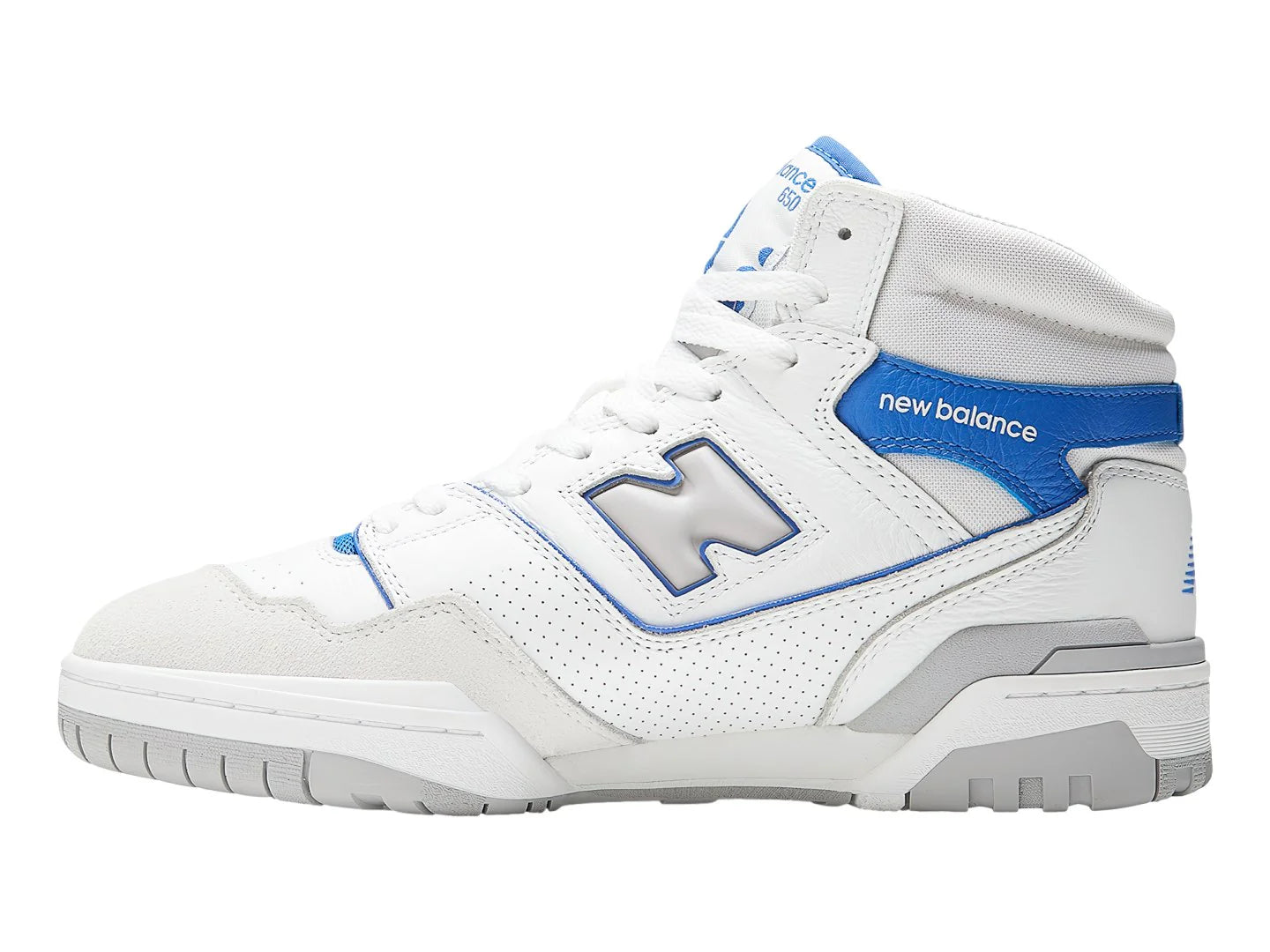 Tenis New Balance BB650 Blanco con Azul para Hombre