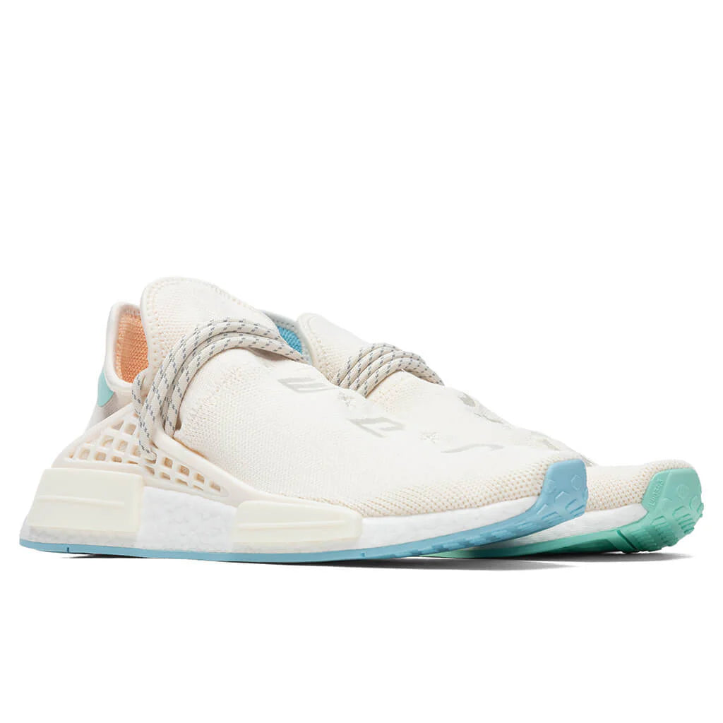 Pharrell Wiilliams NMD Hu NERD Chalk White Glow Orange