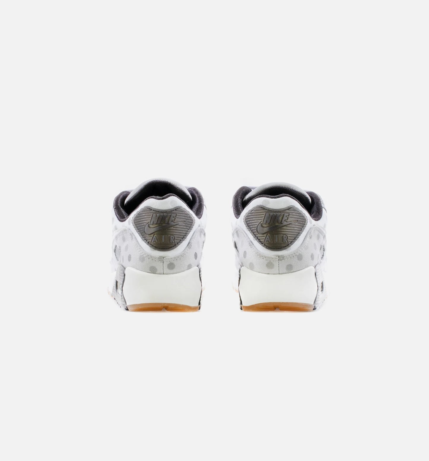 Air Max 90 White Polka Mens Lifestyle Shoe Gray White