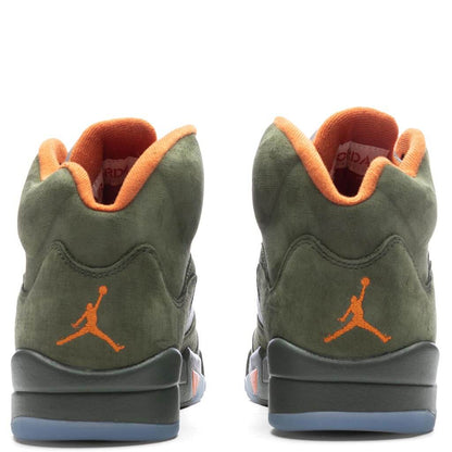 Air Jordan 5 Retro Olive Army Olive Solar Orange