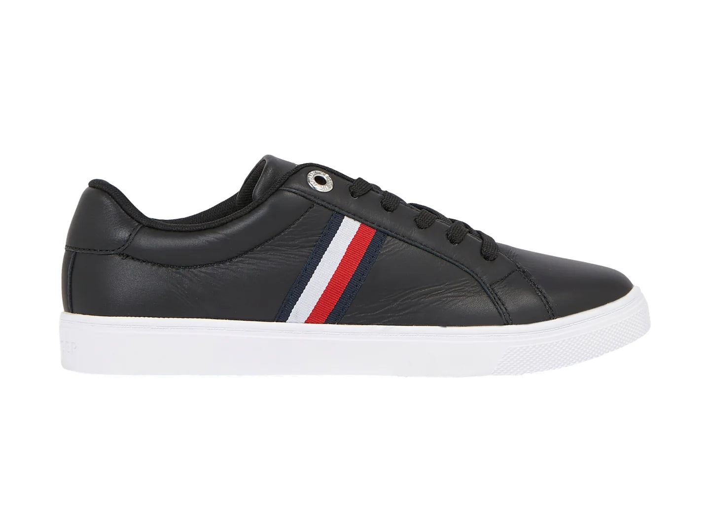 Tenis Tommy Hilfiger Essential Stripes Negro para Mujer