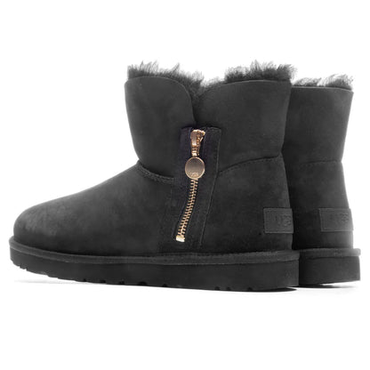 Womens Bailey Zip Mini Boot Black