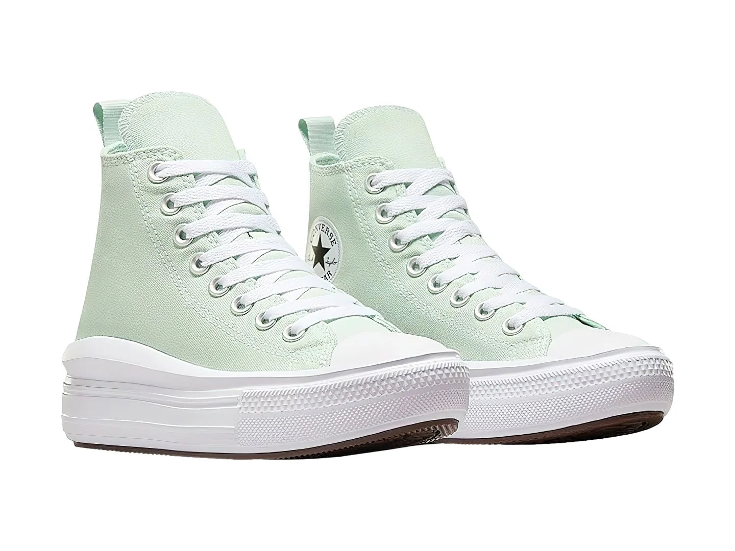 Tenis Converse Chuck Taylor All Star Move Platform Verde para Niña