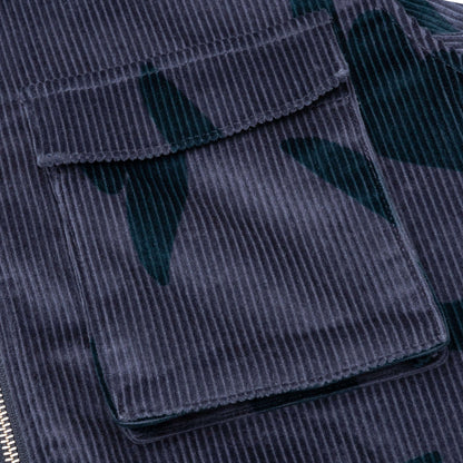 Clipped Wings Shirt Jacket Greyish Blue