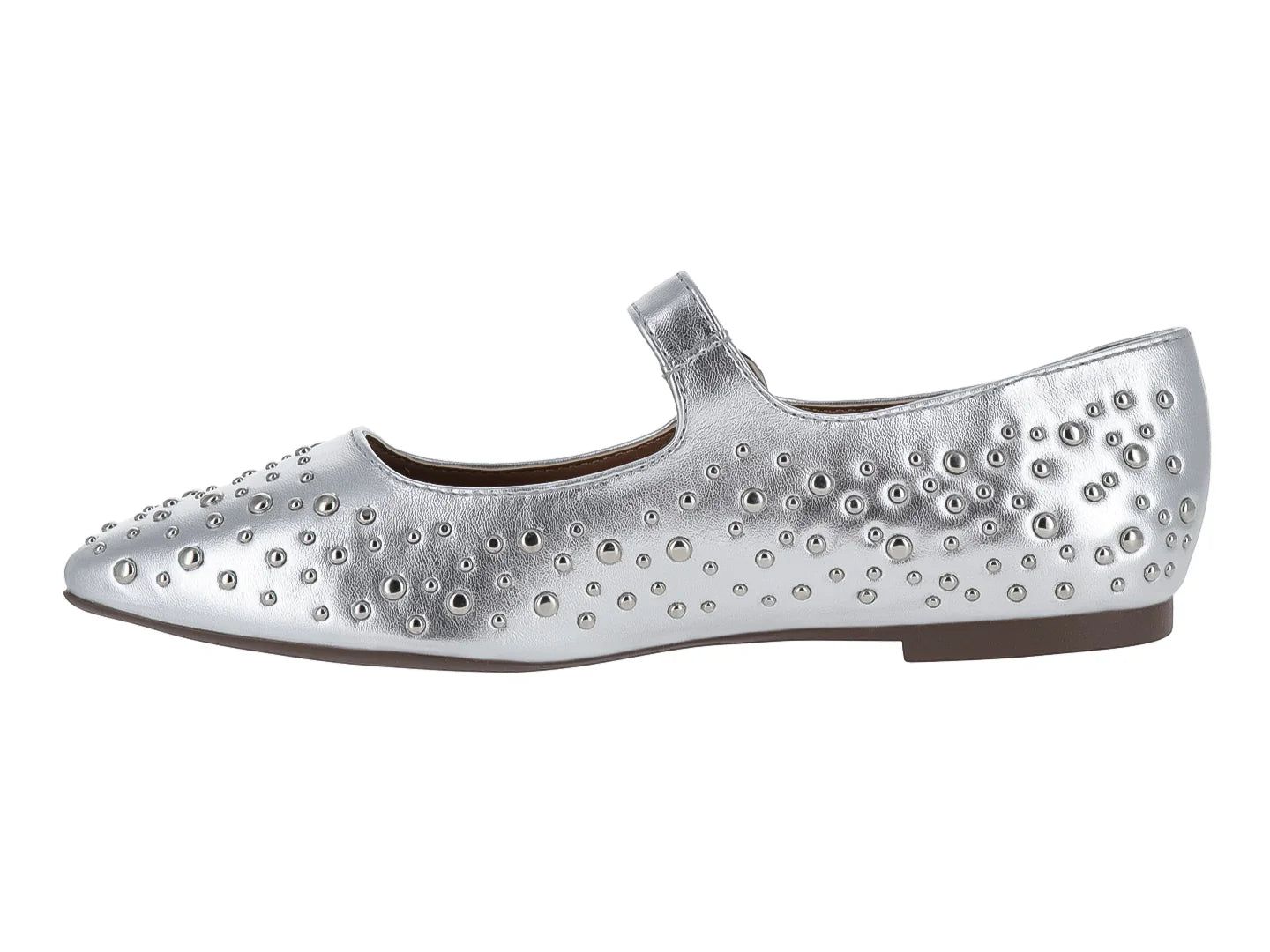 Zapatos Planos Salamandra Plata para Mujer