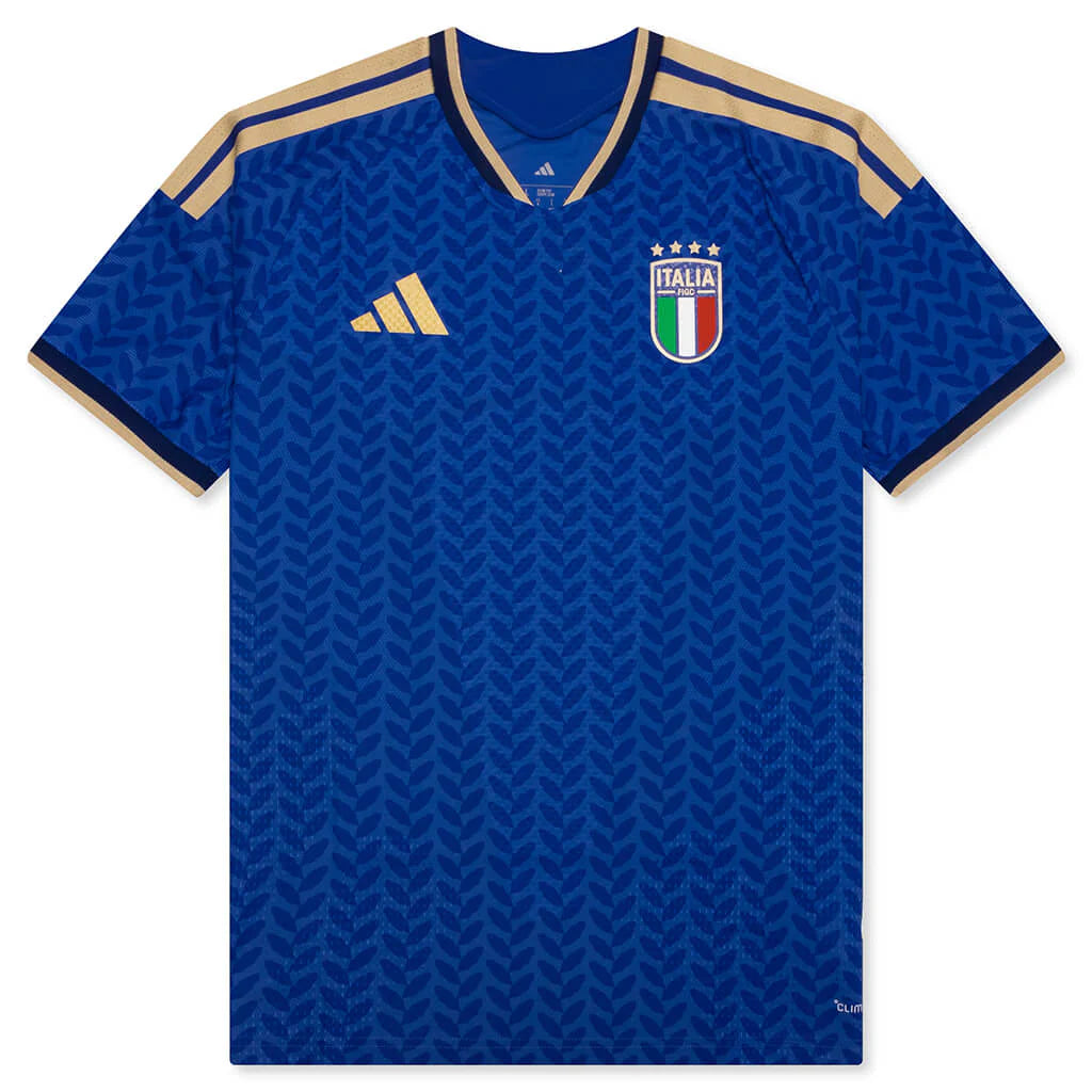 Italy 26 Home Authentic Jersey Blue