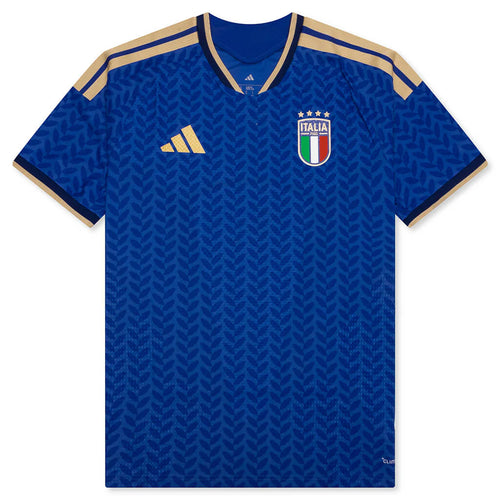 Italy 26 Home Authentic Jersey Blue
