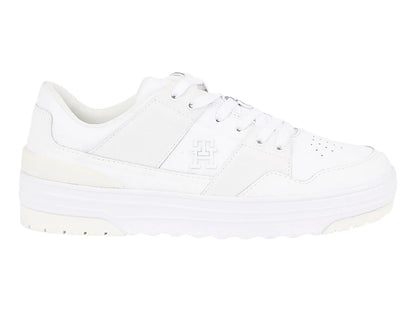 Tenis Tommy Hilfiger TH Lo Basket Blancos para Mujer