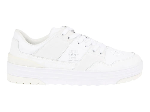 Tenis Tommy Hilfiger TH Lo Basket Blancos para Mujer