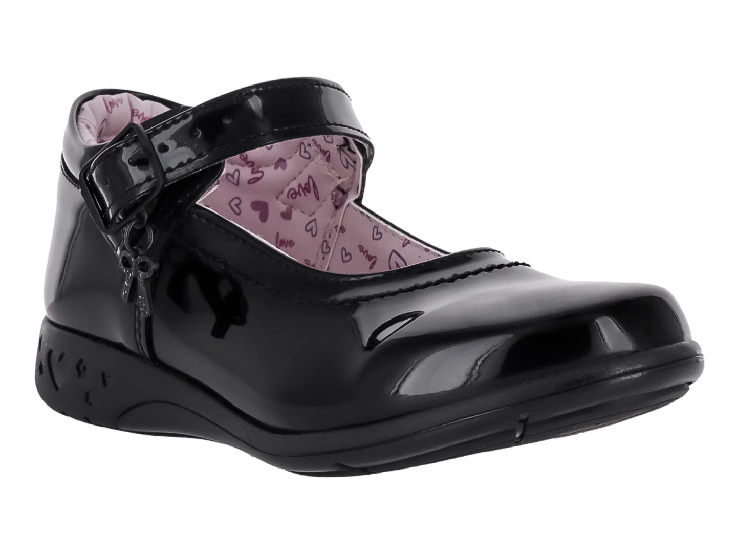 Zapatos Teen Bambino de Charol Negro para Niña