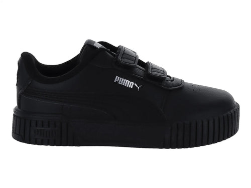 Tenis PUMA Carina 20 V Negro y Plata para Niña