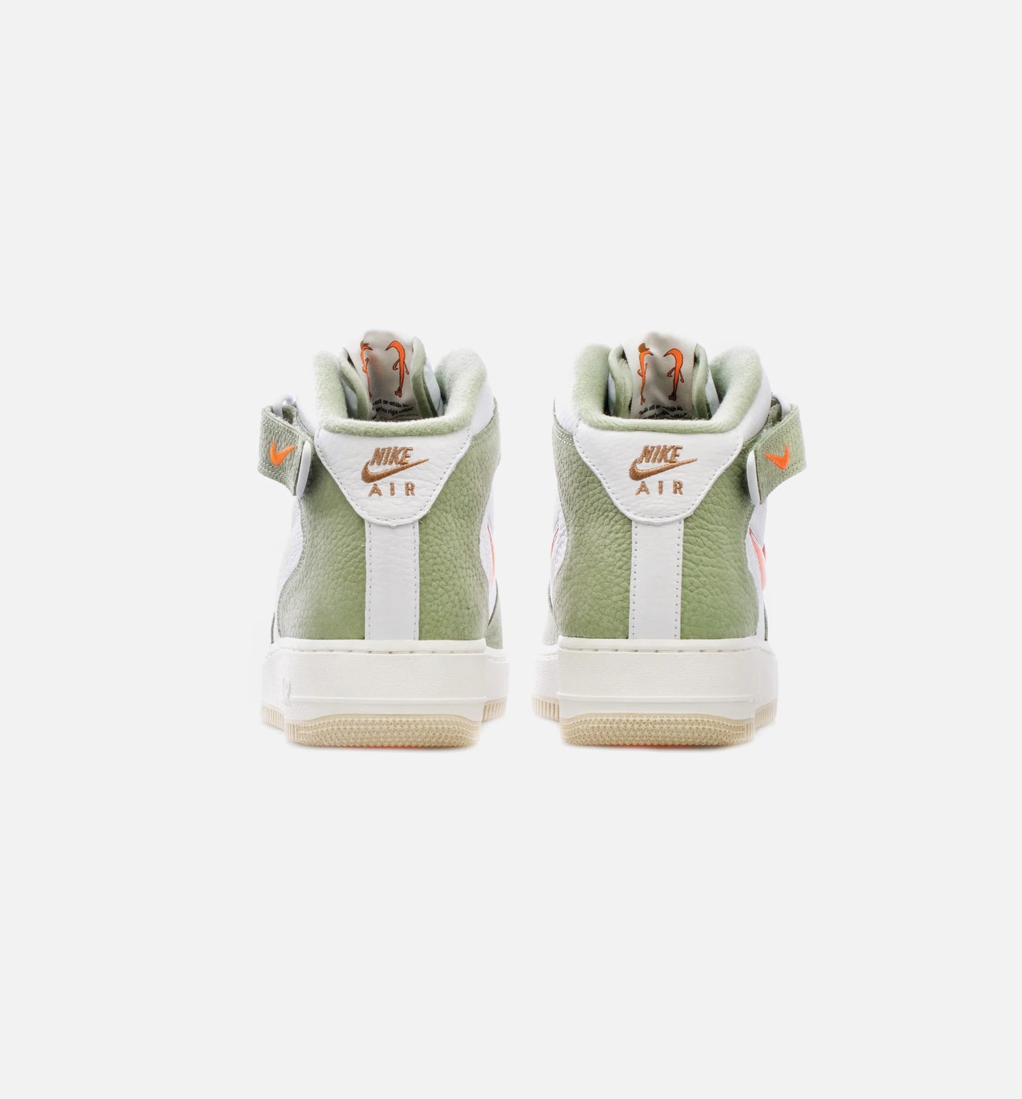 Air Force 1 Mid 07 Mens Lifestyle Shoe Green Orange
