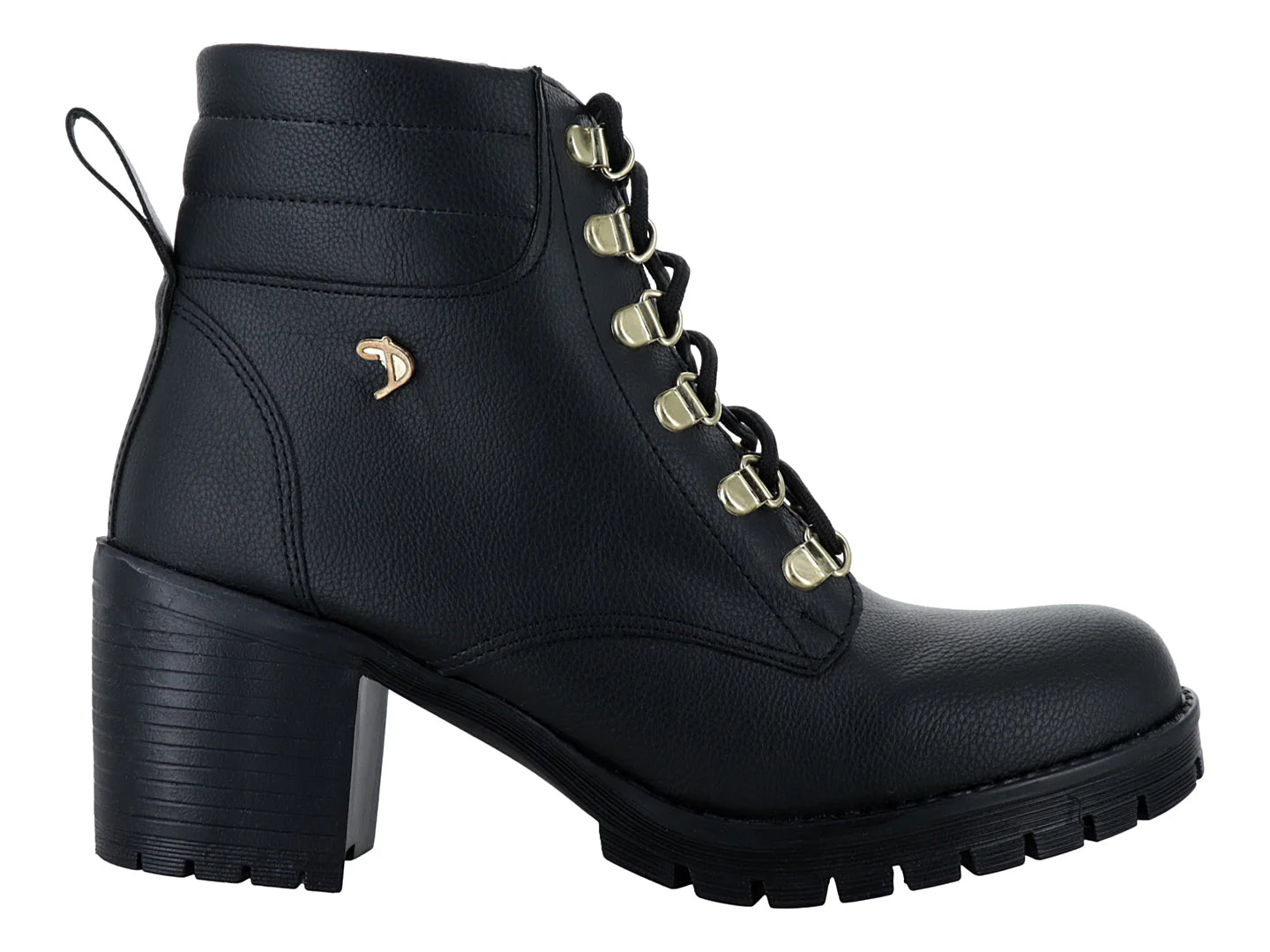 Botines Luna Rosa Negros para Mujer