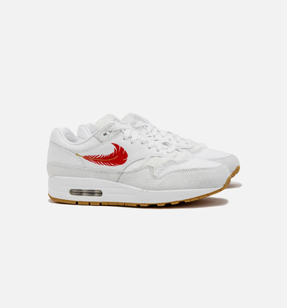 Air Max 1 The Bay Mens Lifestyle Shoe White Red