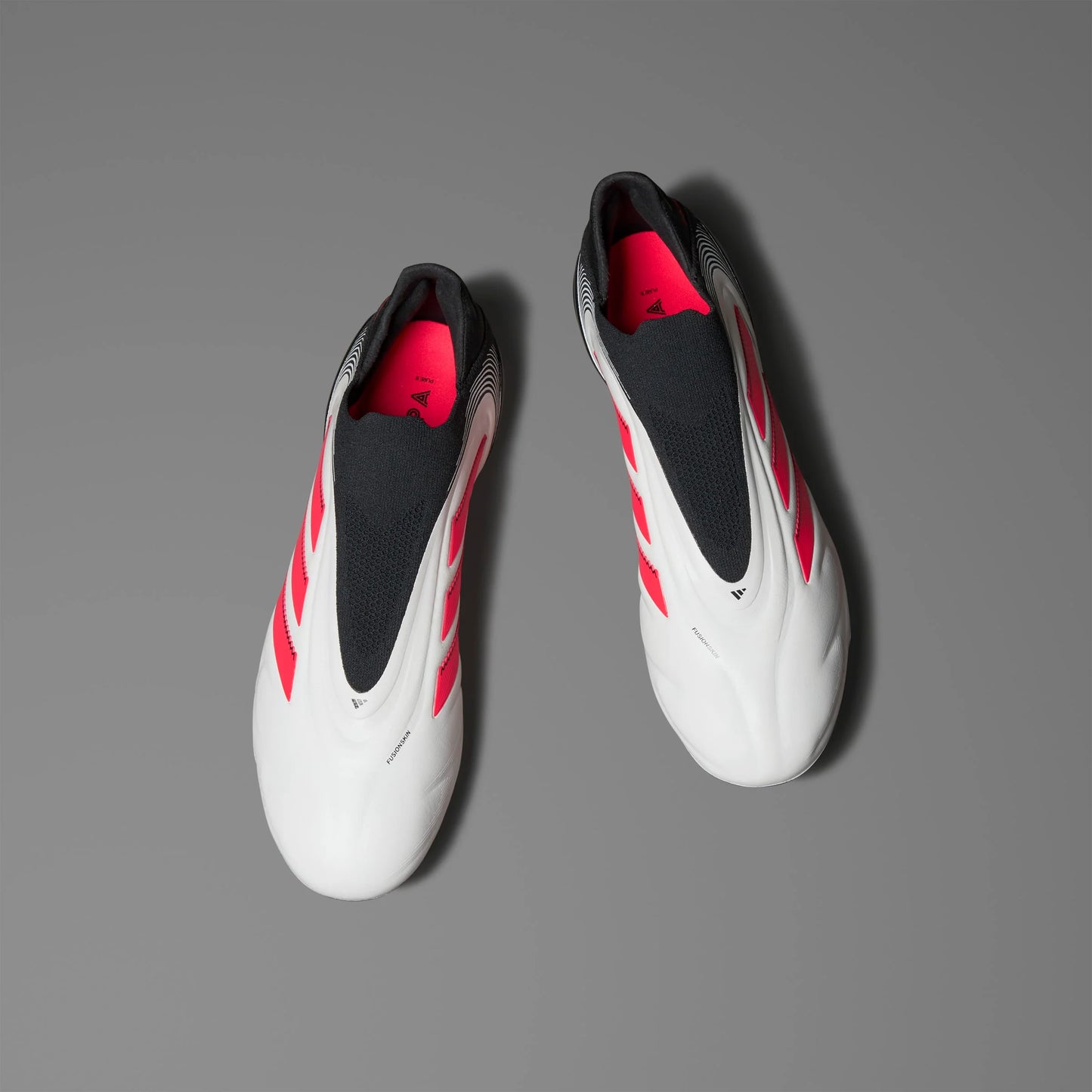 adidas Copa Pure 3 Elite Laceless FG Mens Soccer Cleats White Red Black