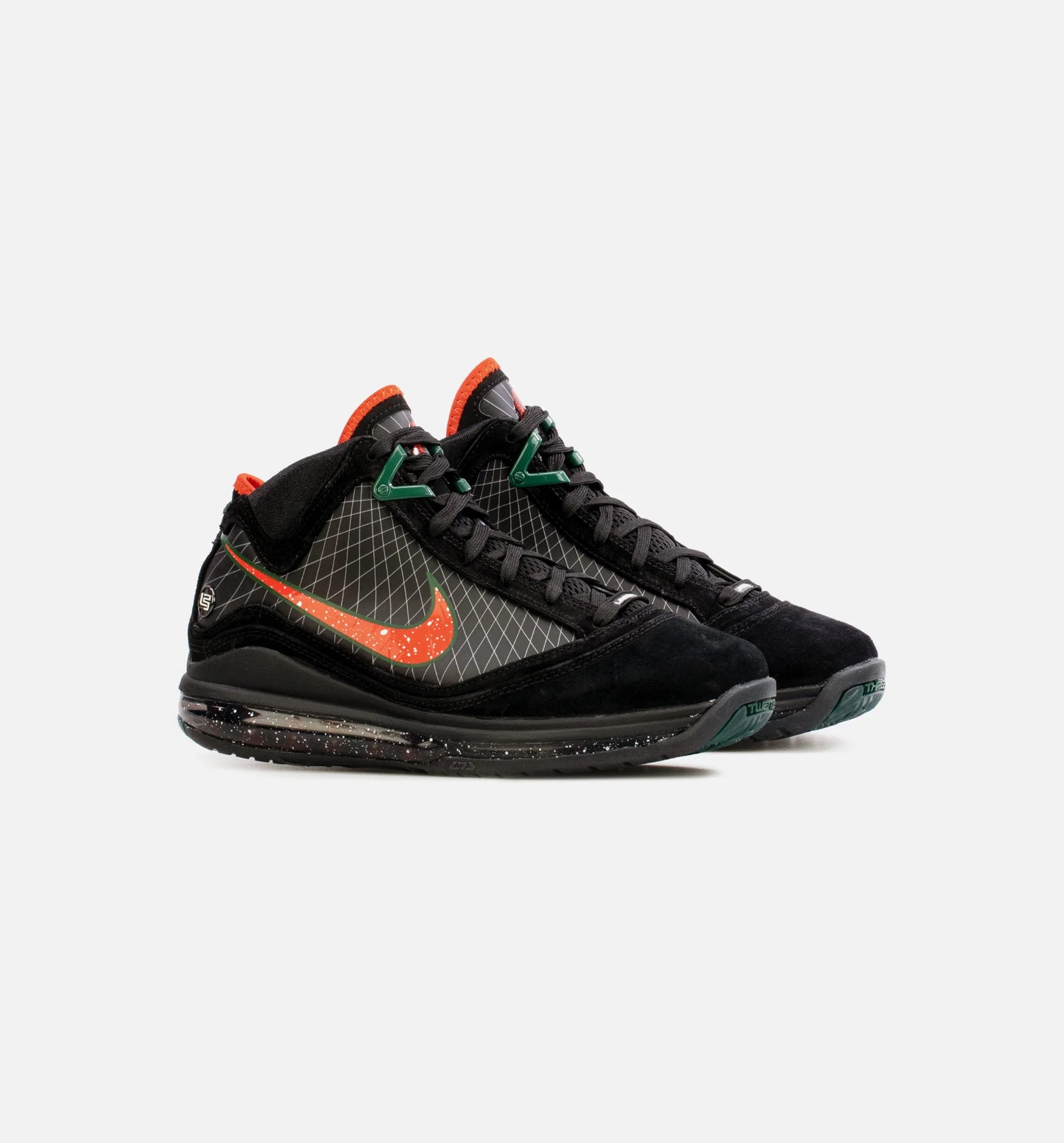Lebron 7 Florida AM Mens Basketball Shoe Black Orange