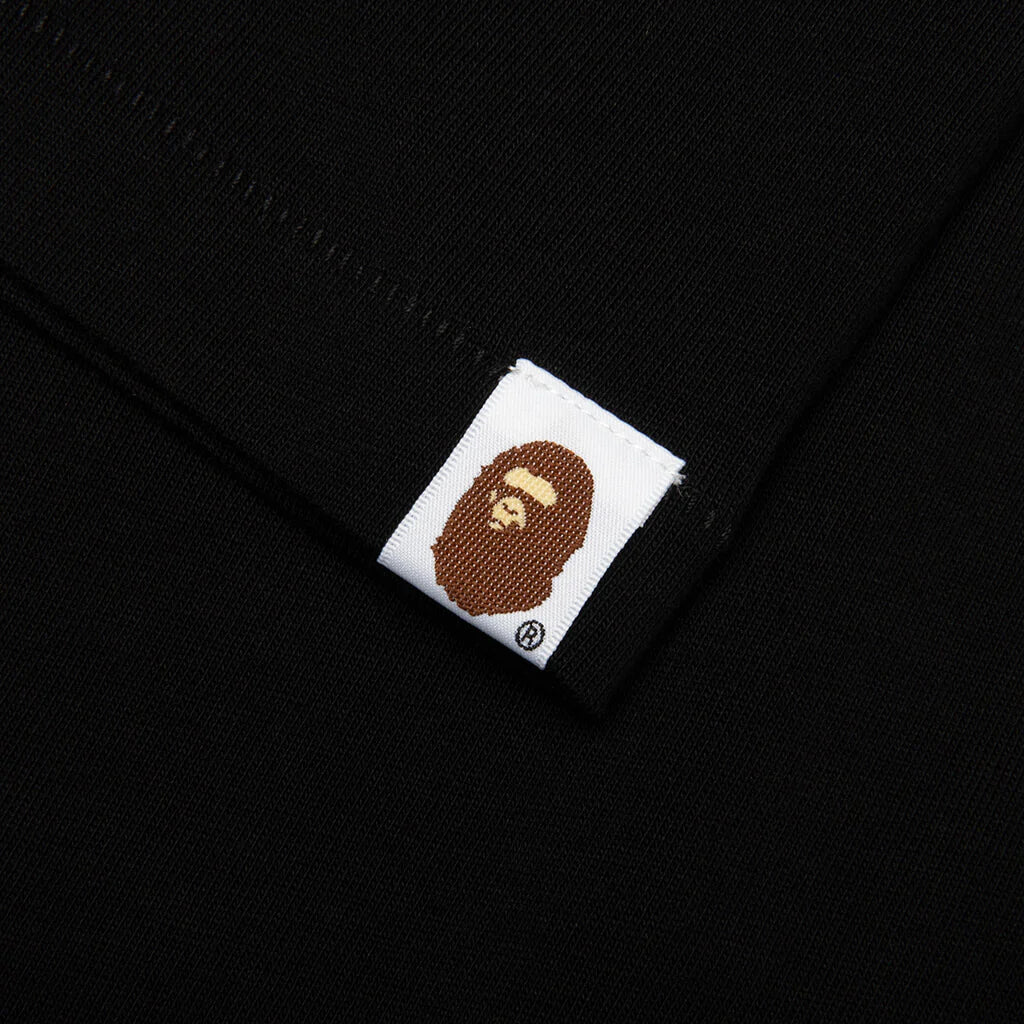 Wild Leopard Pattern Ape Head Relaxed Fit Tee Black