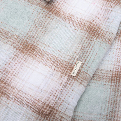 Wordmark Zip Shirt Sage