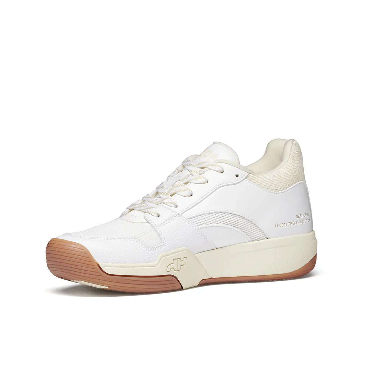 DAPS DESI Mid White Cream Womens Pickleball Shoes
