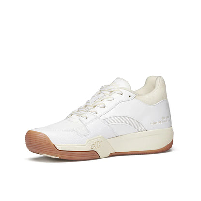DAPS DESI Mid White Cream Womens Pickleball Shoes