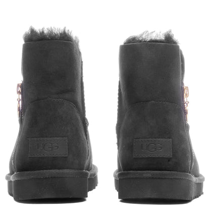 Womens Bailey Zip Mini Boot Black