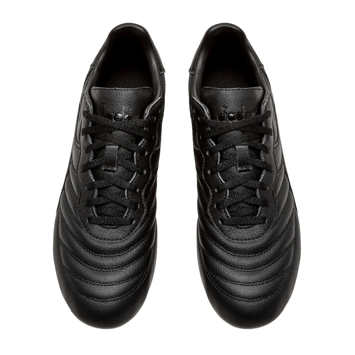 Diadora Brasil LT MDPU Firm Ground Soccer Cleats Black Black