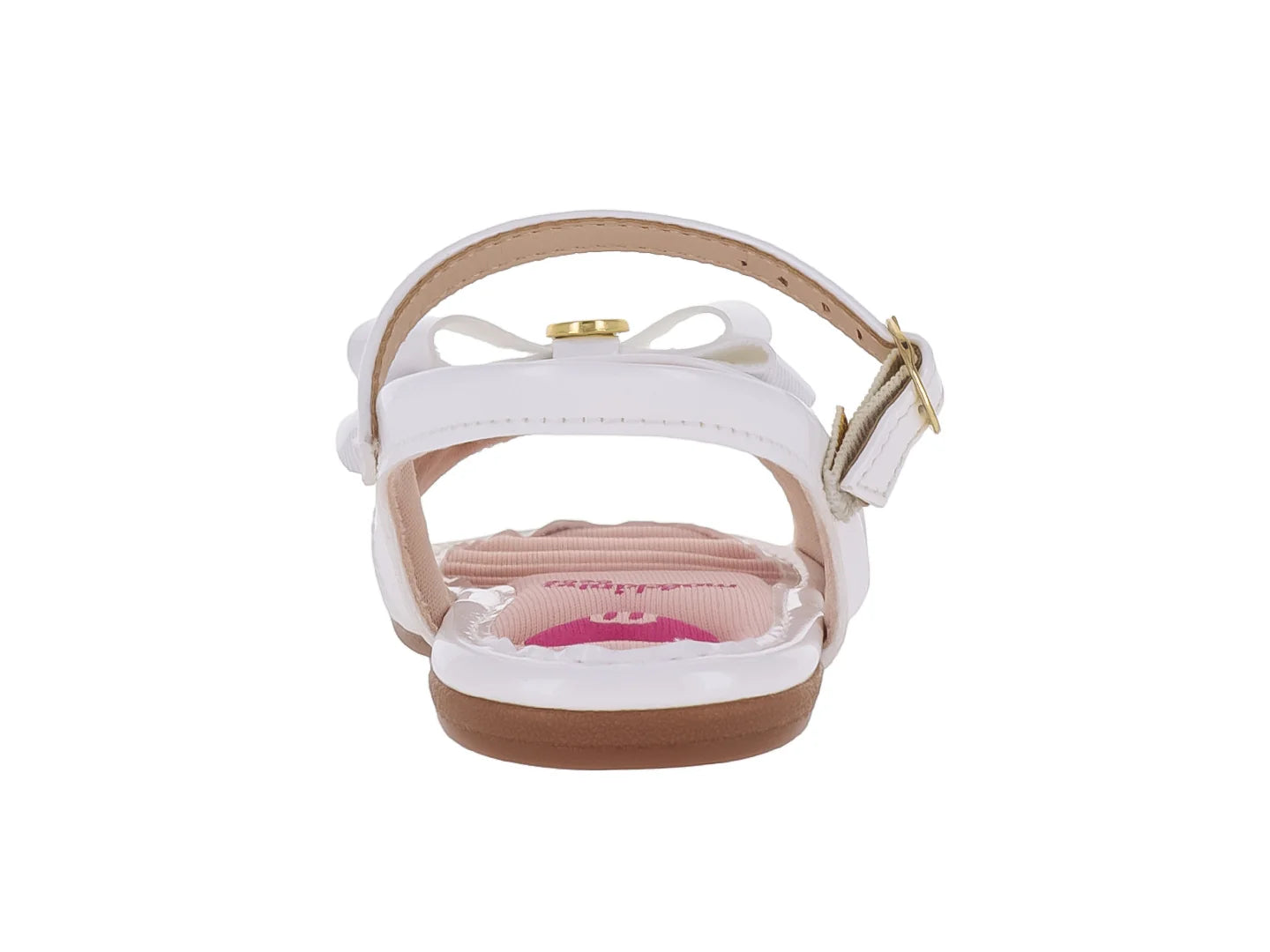 Sandalias Molekinha Blanco Glow para Niña