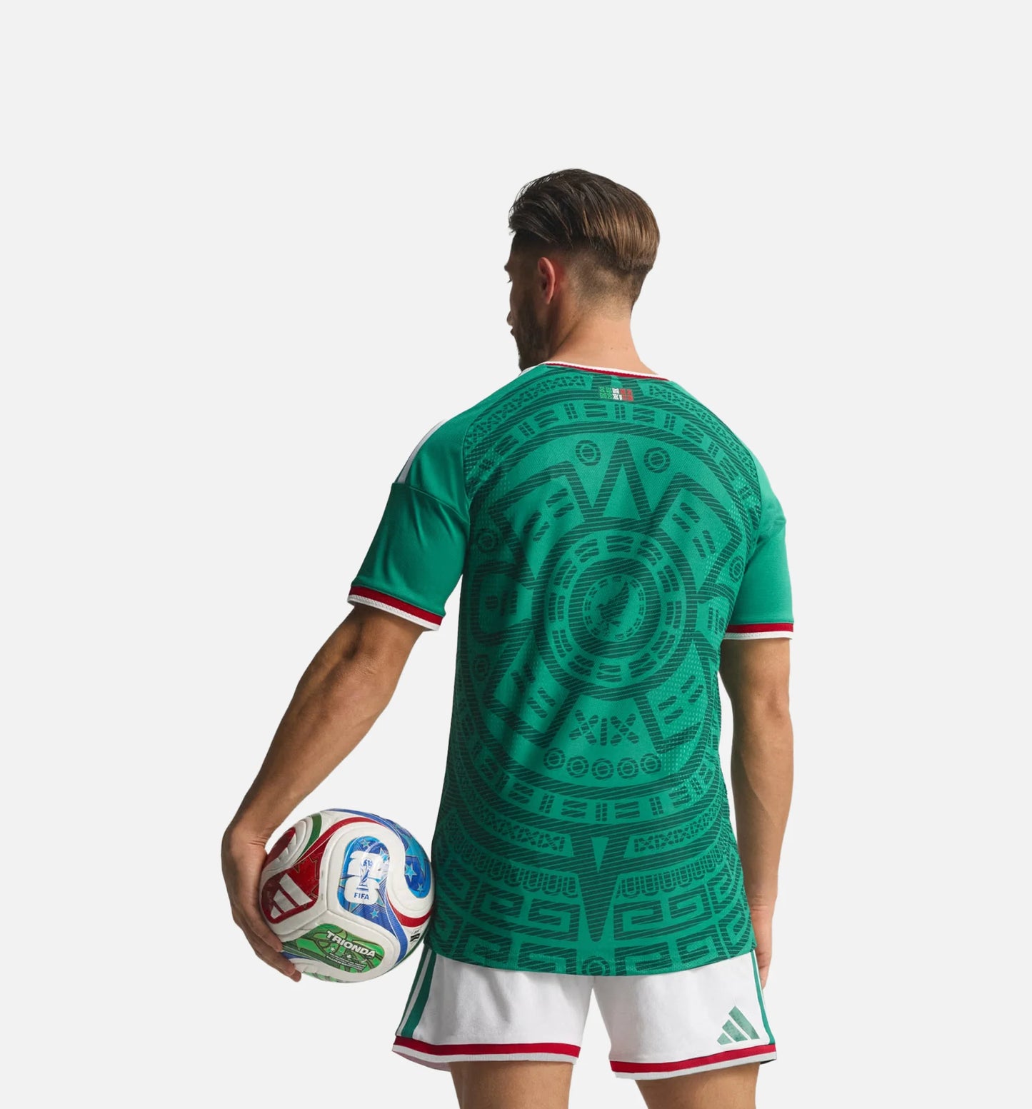 Mexico 26 Home Authentic Mens Jersey Bold Green