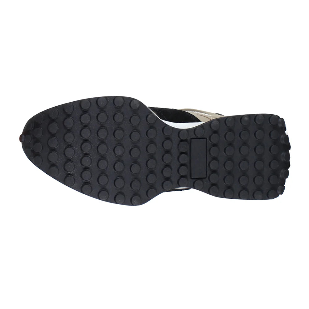 Know It All Metallic Lace Up Sneakers