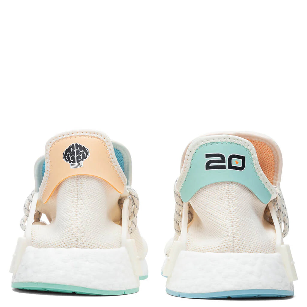 Pharrell Wiilliams NMD Hu NERD Chalk White Glow Orange