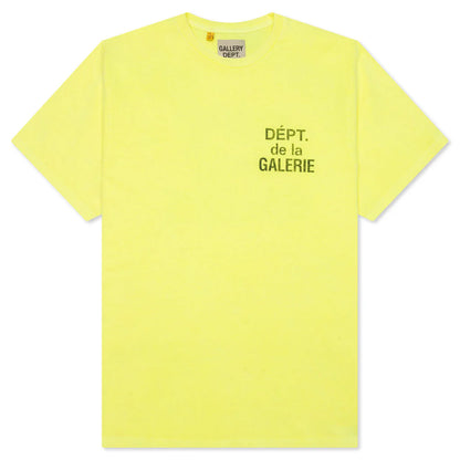 French Tee Fluorescent Yellow