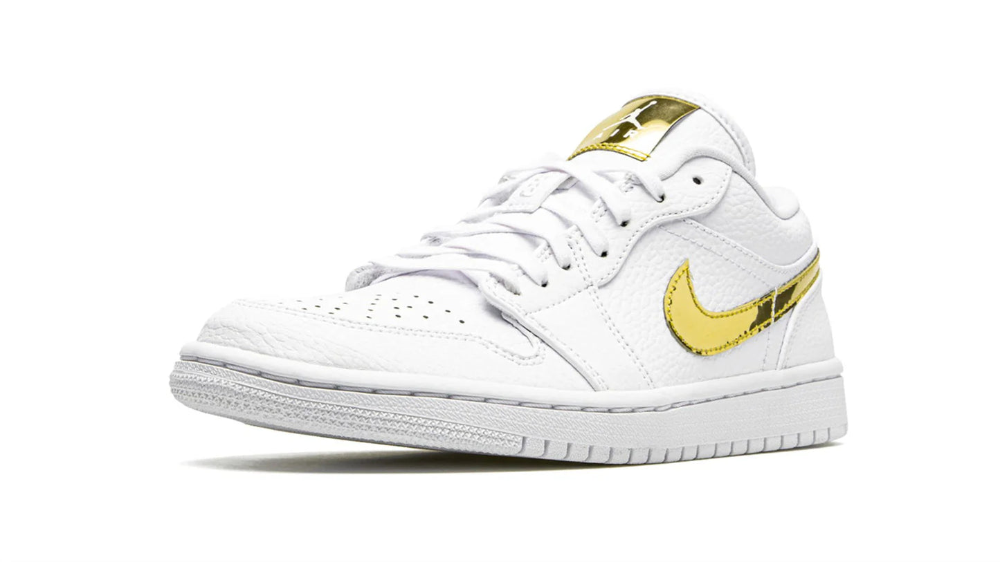 AIR JORDAN 1 LO SE WMNS White Metallic Gold