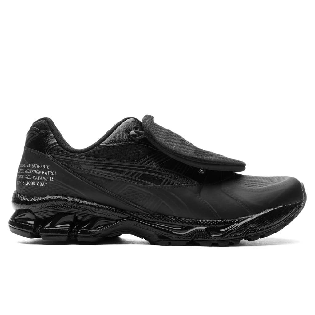 Asics x SBTG x Limited Edt Gel Kayano 14 Black Black