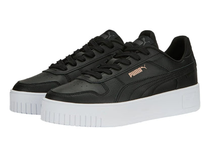 Tenis PUMA Carina Street Negros y Oro Rosa para Mujer