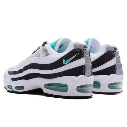 Air Max 95 OG Black Border White Hyper Jade Black Metallic Silver
