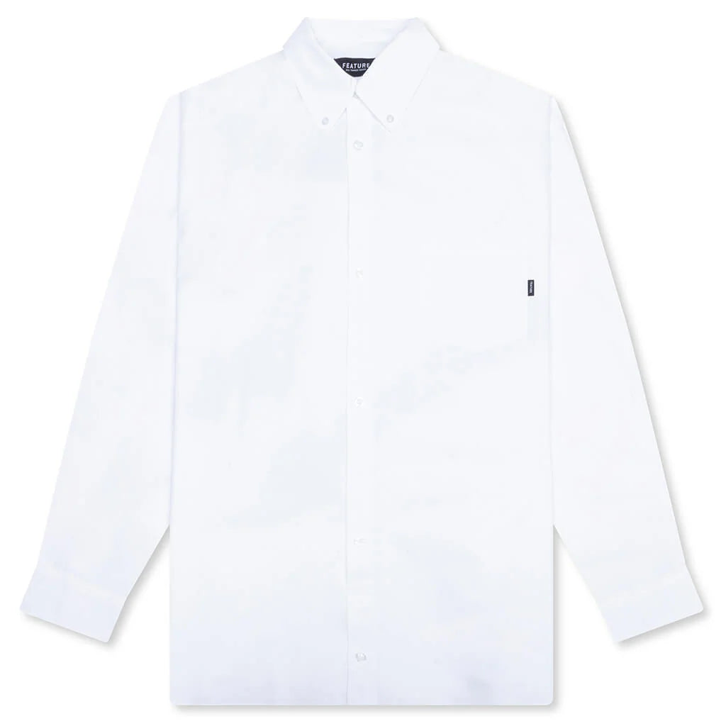 Dali Oversized Button Down Shirt White