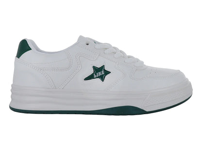 Tenis Clasben Sidney Blanco Verde para Mujer