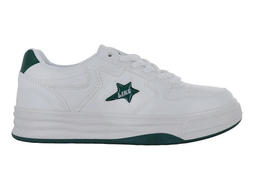 Tenis Clasben Sidney Blanco Verde para Mujer
