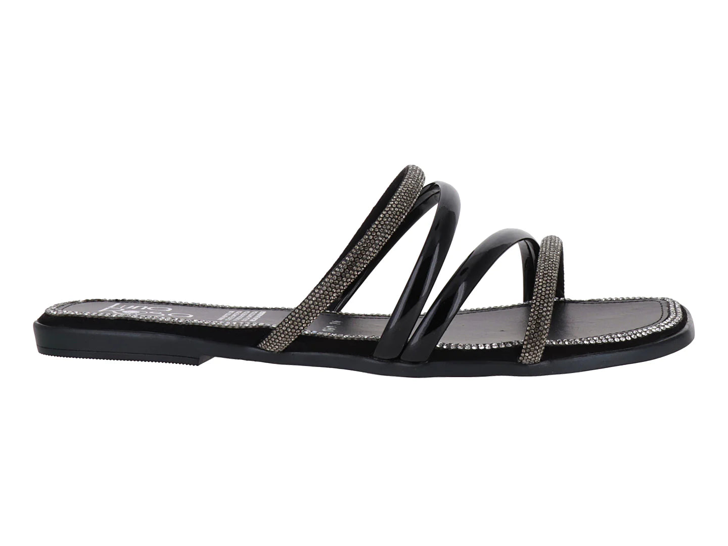 Sandalias Luna Rosa Negro para Mujer