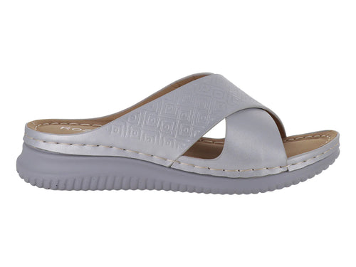 Sandalias ROZE Plateadas para Mujer