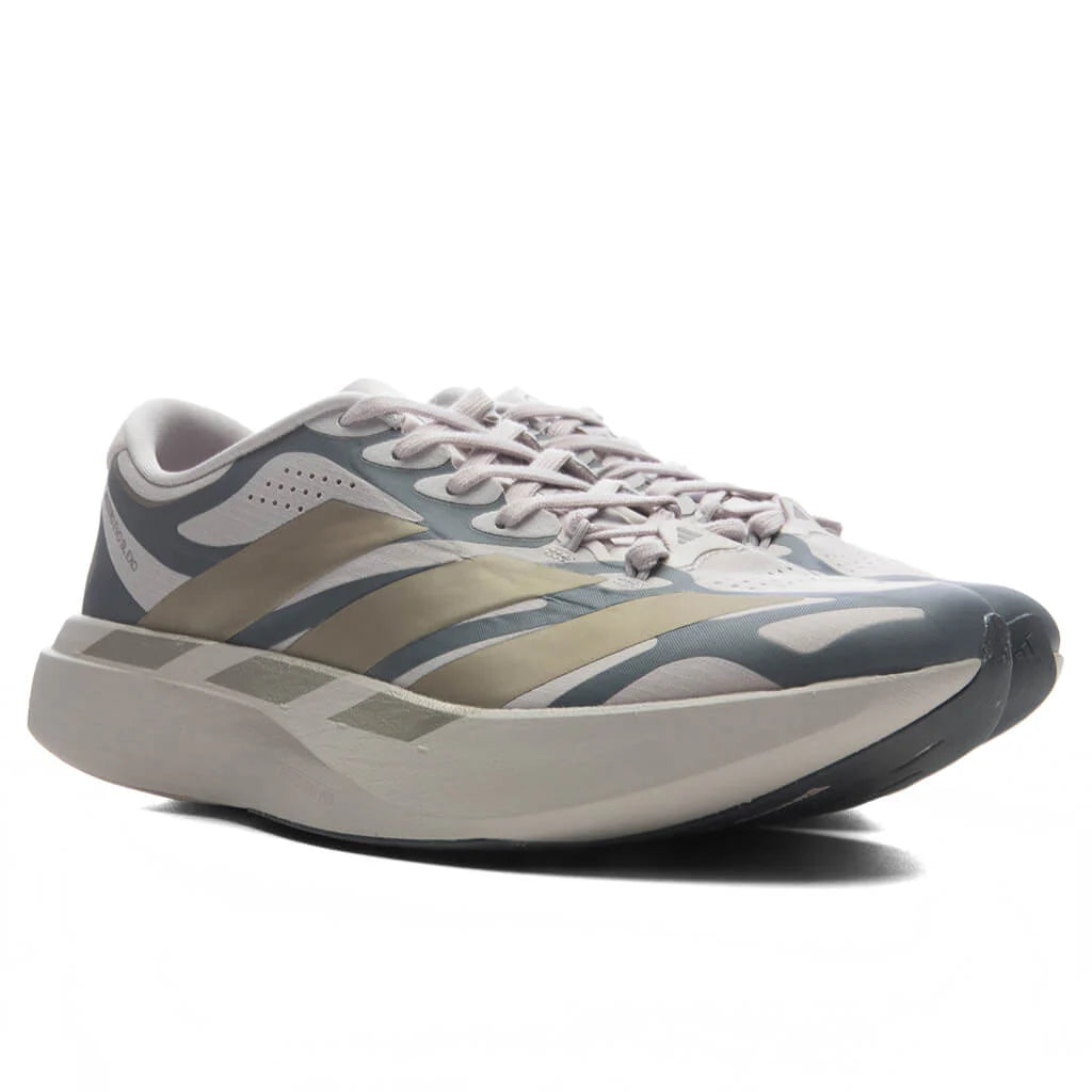 Womens Adizero Evo SL Exo Ice Purple Cyber Metallic Onix