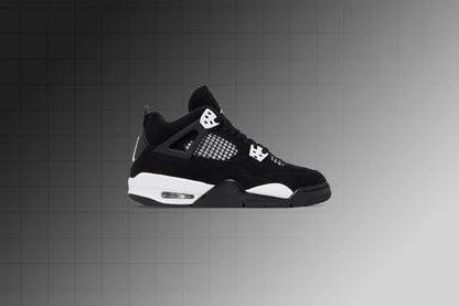 Air Jordan 4 Retro GS White Thunder Black White