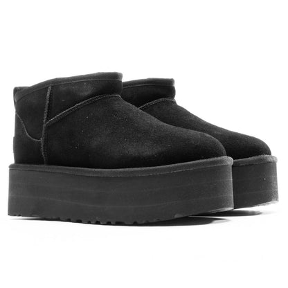 Womens Classic Ultra Mini Platform Black