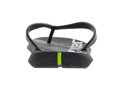 Sandalias Rider Negro con Verde para Hombre