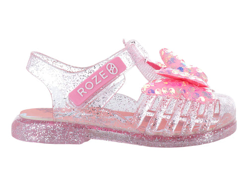 Sandalias Roze Glitter Pink para Niña