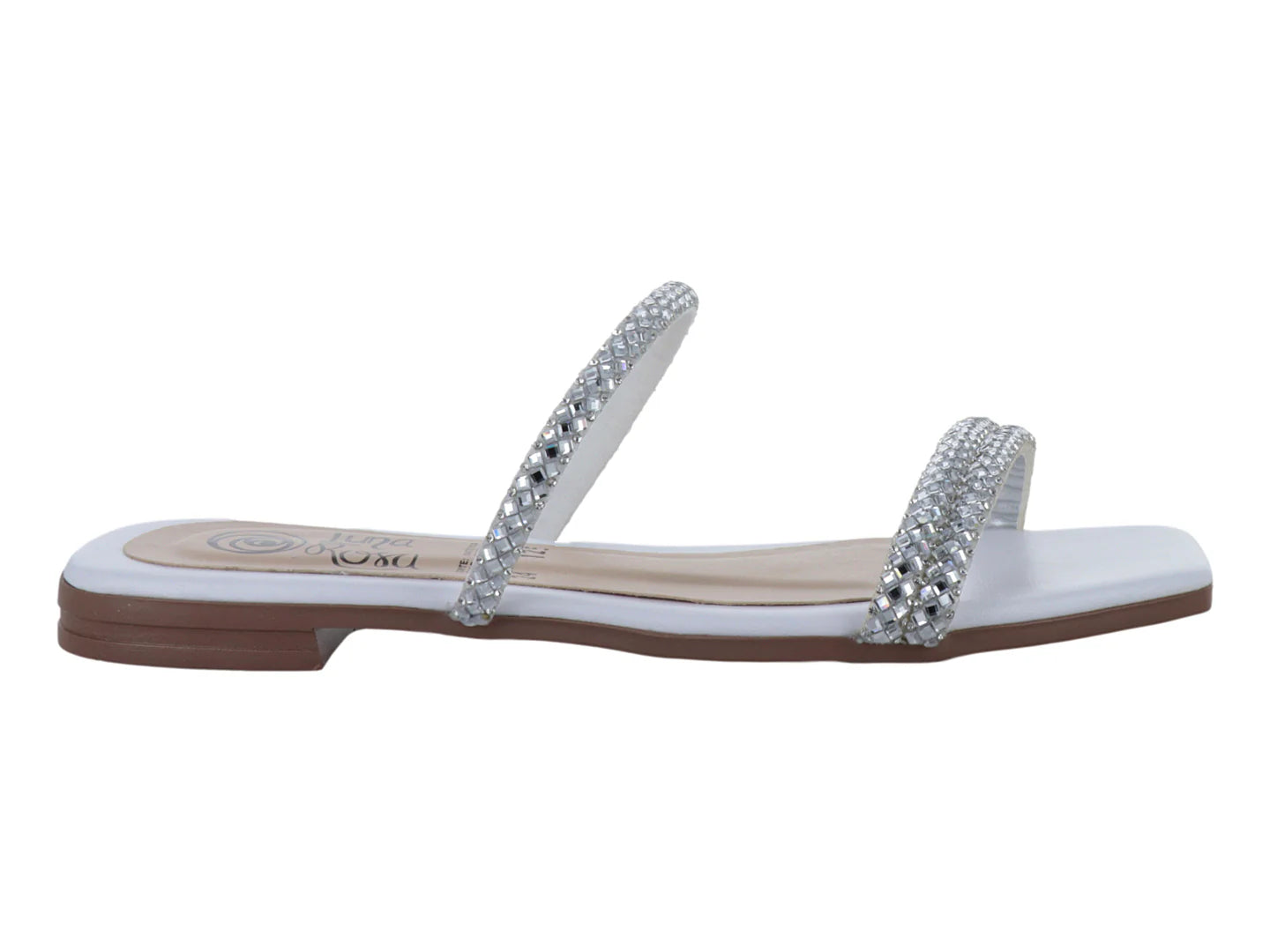 Sandalias Luna Rosa Blanco para Mujer