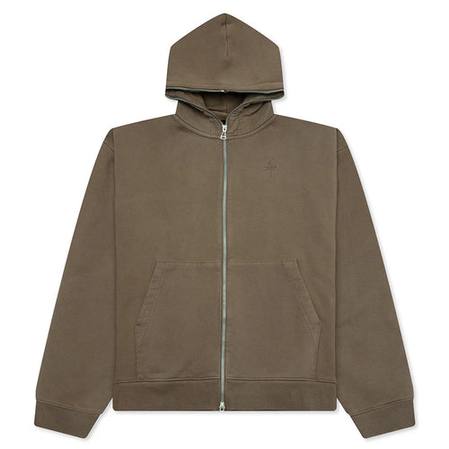 Air Jordan x Travis Scott Mens Full Zip Hoodie Palomino
