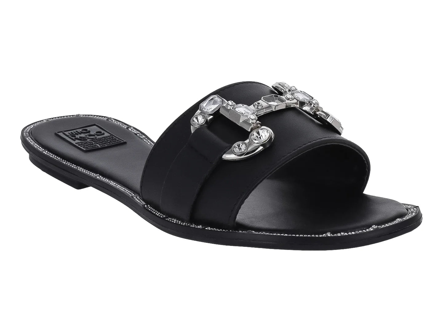 Sandalias Luna Rosa Negro para Mujer