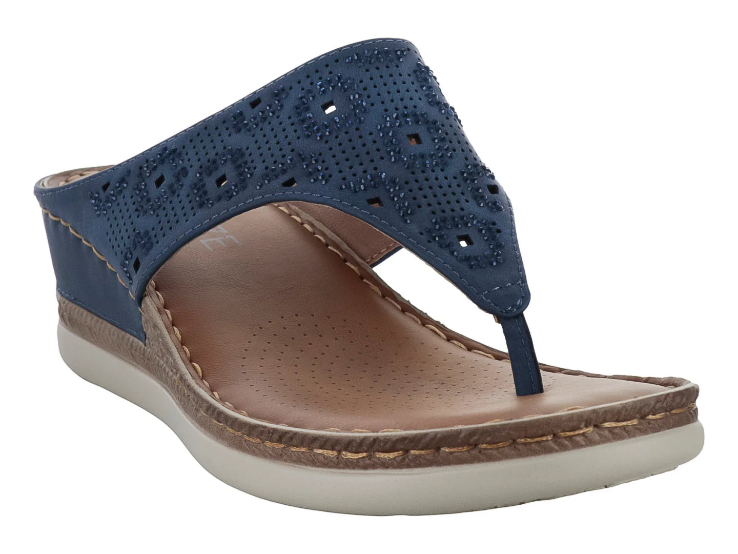 Sandalias Roze Confort Azul para Mujer